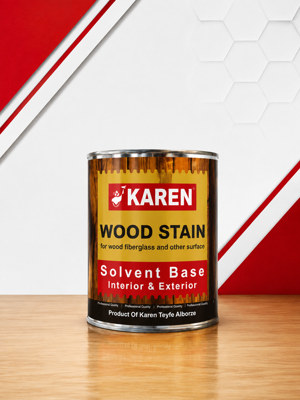 رنگ چوب یک کیلویی برند کارن karen