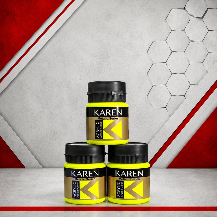 karenرنگ دكوراتيو فلورسنت ربعي كارن