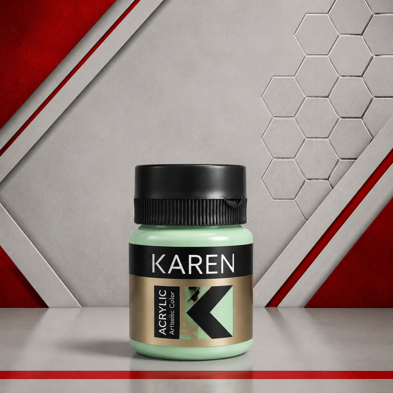 رنگ صدفی ربعی برند کارن karen