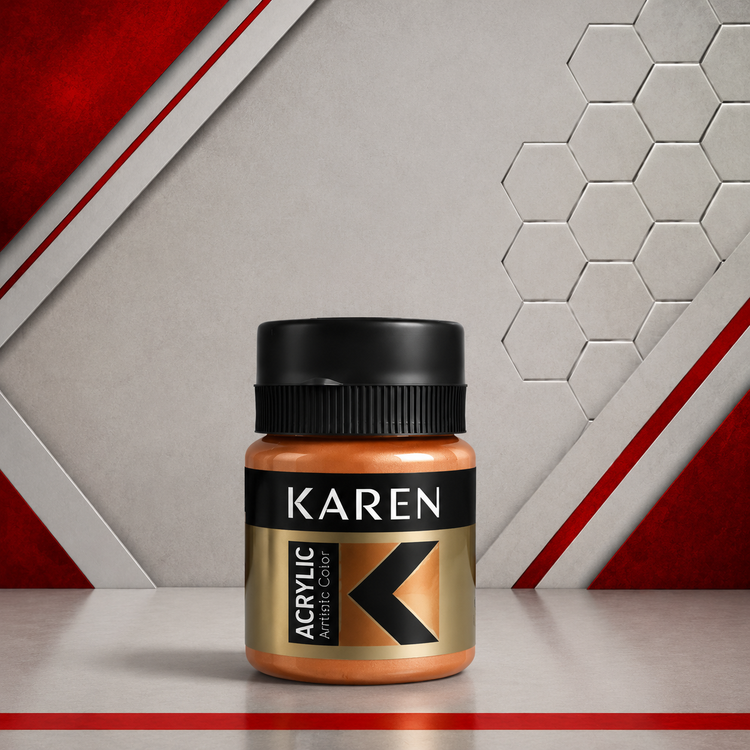 رنگ صدفی ربعی برند کارن karen