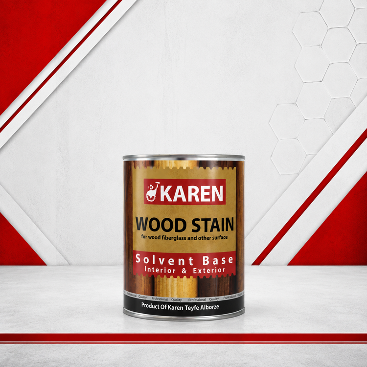 رنگ چوب یک کیلویی برند کارن karen