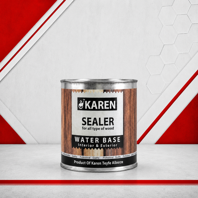 رنگ چوب یک کیلویی برند کارن karen
