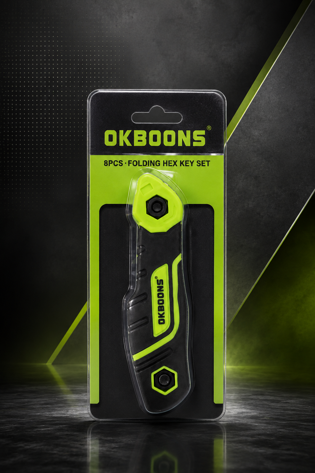 ست آچار آلن تاشو OKBOONS