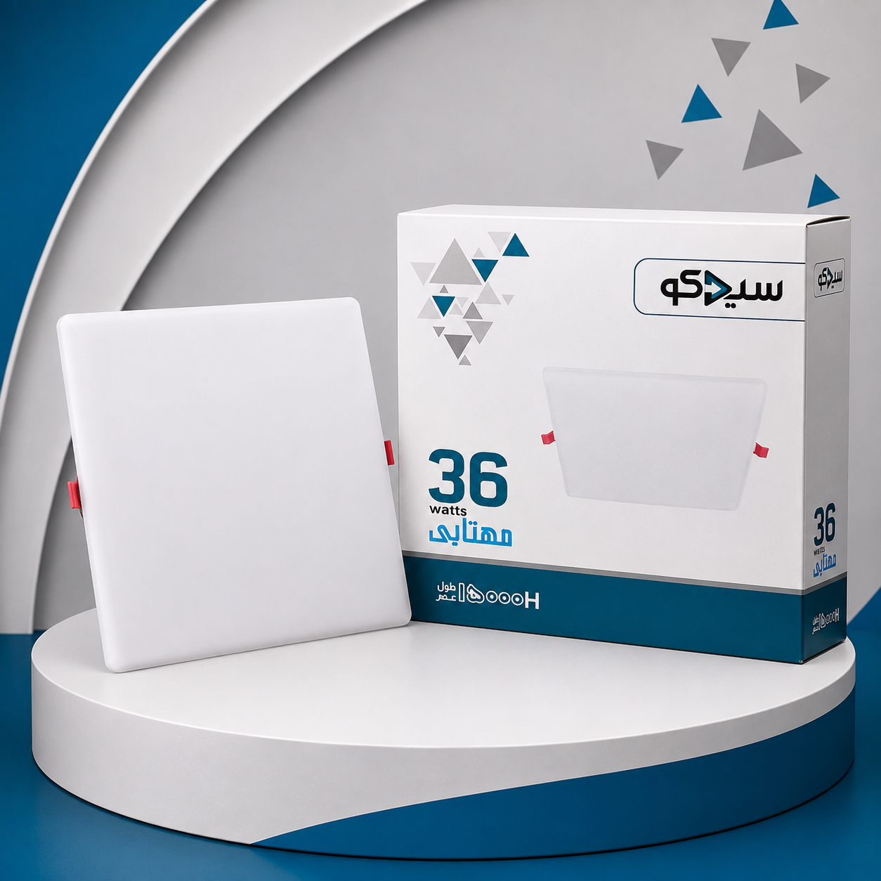 پنل سقفي دايره اي 36 وات سري پرو صدفي -سيدكو